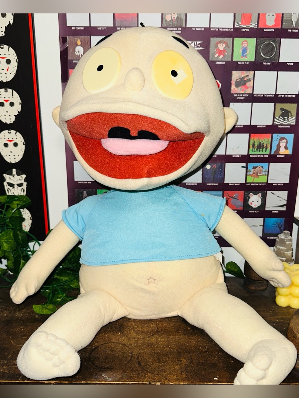 Vintage Rugrats 90’s Tommy Pickles Jumbo Plush Doll Nickelodeon 1997